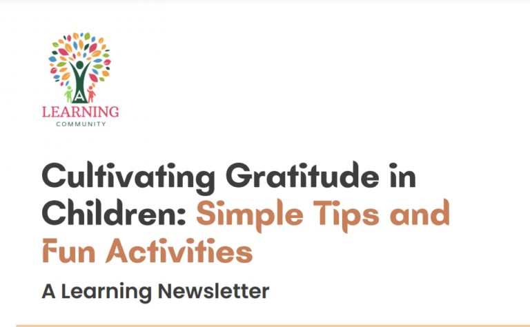 Nurturing Gratitude in Children